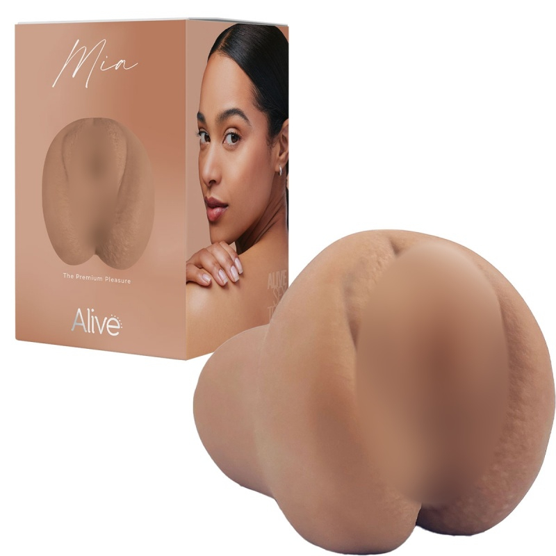 Мастурбатор супер реалистичный "Alive Mia" вагина + анус, мулатка 